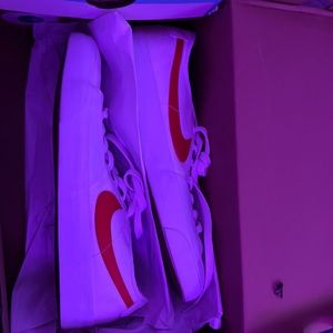 Nike Womens Blazer Court SB Red & White Brand New With Box